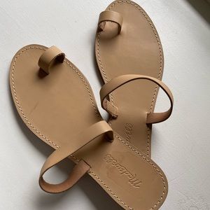 Madewell Slip On Sandal Tan 8